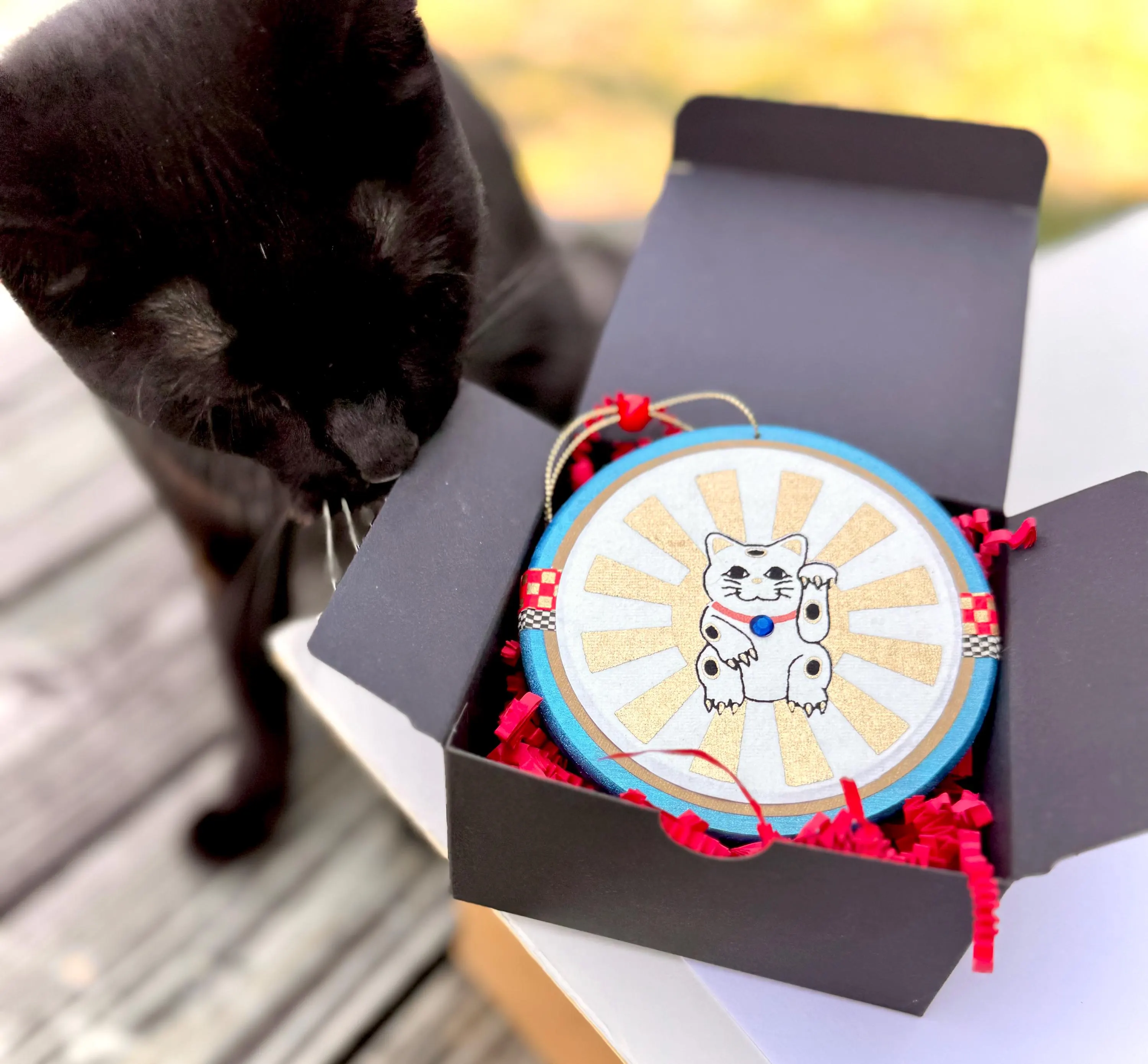 Lucky Cat Ornament