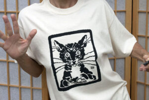 Stark Raving Cat T-shirt