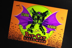Bat card Halloween