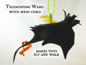 Wand with Cord & Batnip Bat
