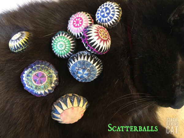 Wolfie Sleeping with Scatterballs