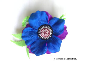 Blue 4-inch Poppy