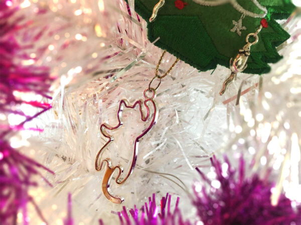 Christmas Tree Cat Ornament
