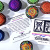 Rainbow Scatterballs Cat Toys