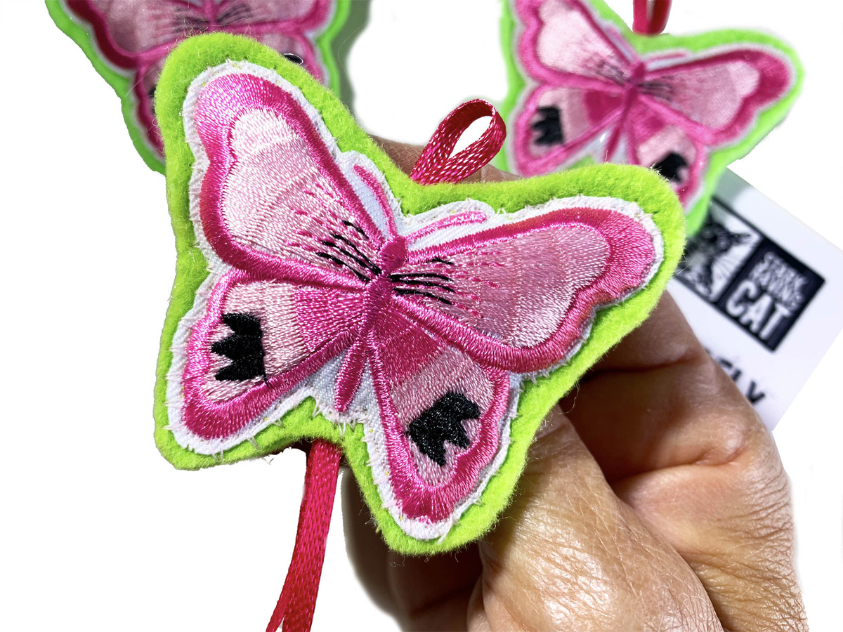 pink butterfly toy