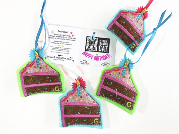 Birthday Cake Catnip Cat Toys