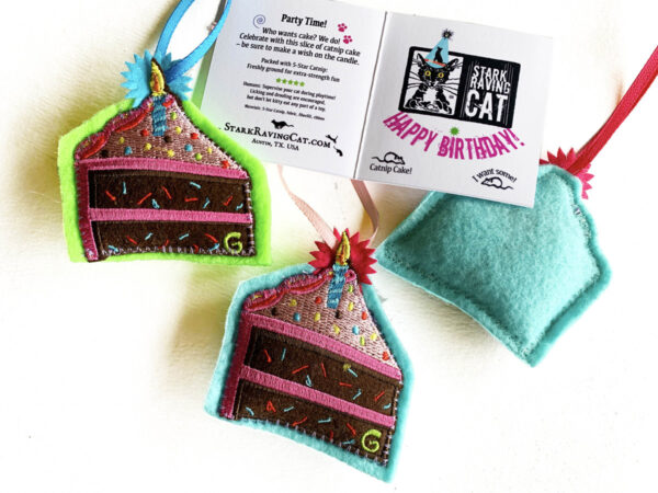 Birthday Cake Catnip Cat Toys