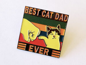 Best Cat Dad Ever Pin