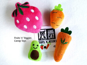 Fruits 'n' Veggies Cat Toy Set