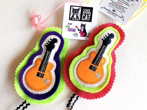 Mini Guitar Cat Toy