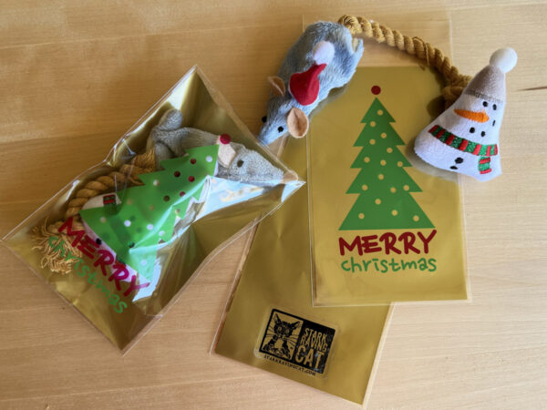 Crinkle Mice, Squirrrel and Snowman Stocking Stuffers
