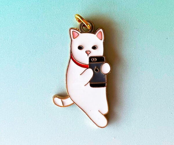 Cat Charms and Christmas Ornaments