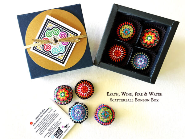 Earth, Wind, Fire & Water Scatterball Bonbon Box