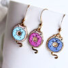 Cat Donut Earrings