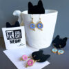 Cat Donut Earrings