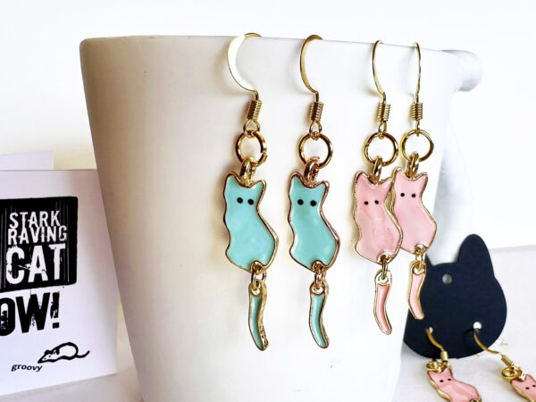 Wiggling Cat Tail Earrings