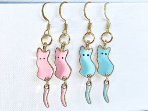 Wiggling Cat Tail Earrings