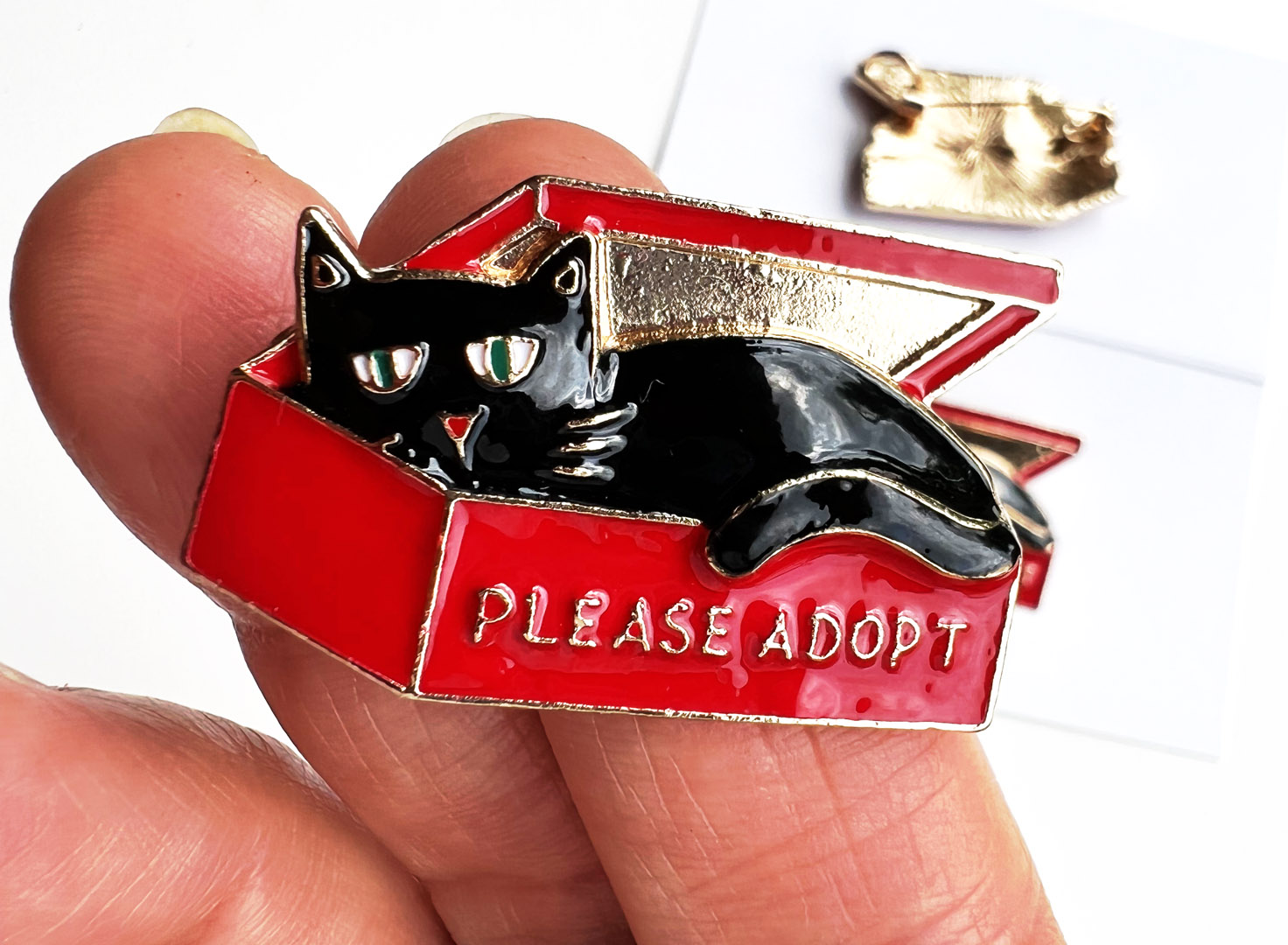 Cat Beluga, Wanted Dead or Alive  Pin for Sale by InkKatKrafts