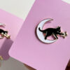 Cat, Moon and Star Pin