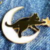 Cat, Moon and Star Pin