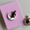 Cat, Moon and Star Pin