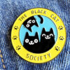 Black Cat Society Pin