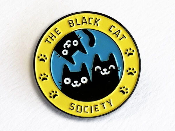 Black Cat Society Pin