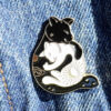 Hugging Cats Pin