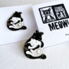 Hugging Cats Pin