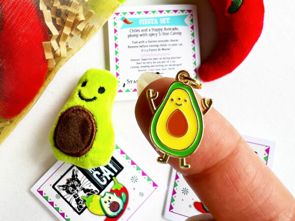 Baby Avocado & Chilies Catnip Toy Set