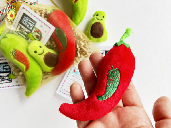 Baby Avocado & Chilies Catnip Toy Set