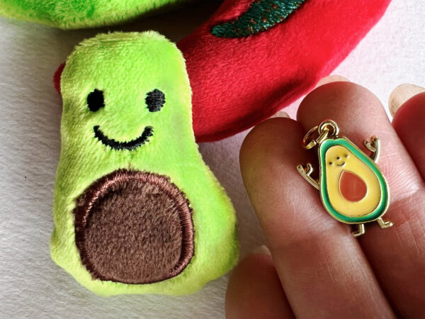 Baby Avocado & Chilies Catnip Toy Set