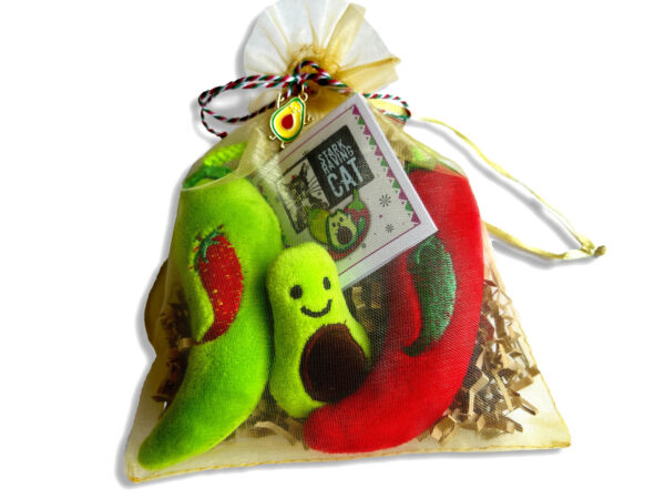 Baby Avocado & Chilies Catnip Toy Set