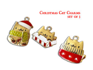 Christmas Cat Charms