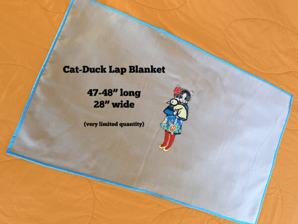 Cat & Duck Lap Blanket