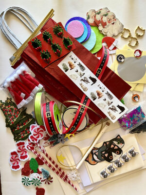 Christmas Cat Craft Supply Kit
