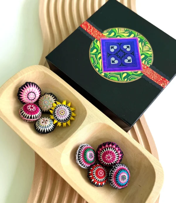 Embroidered Tribal Balls - Image 8