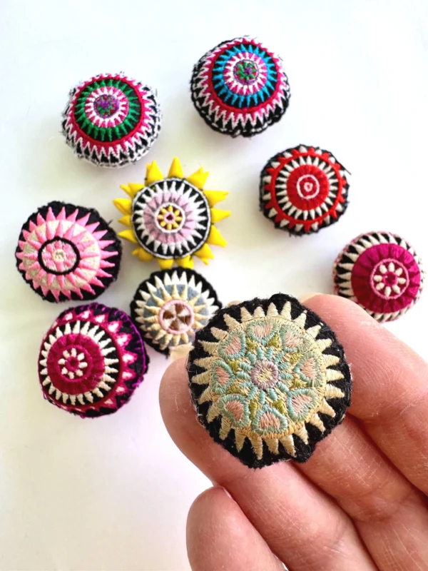 Embroidered Tribal Balls - Image 2