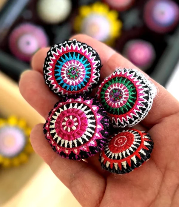 Embroidered Tribal Balls - Image 7